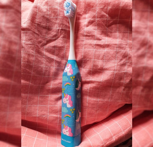 Escova Dental Multilaser Elétrica Infantil Health Pro, Multilaser, Azul