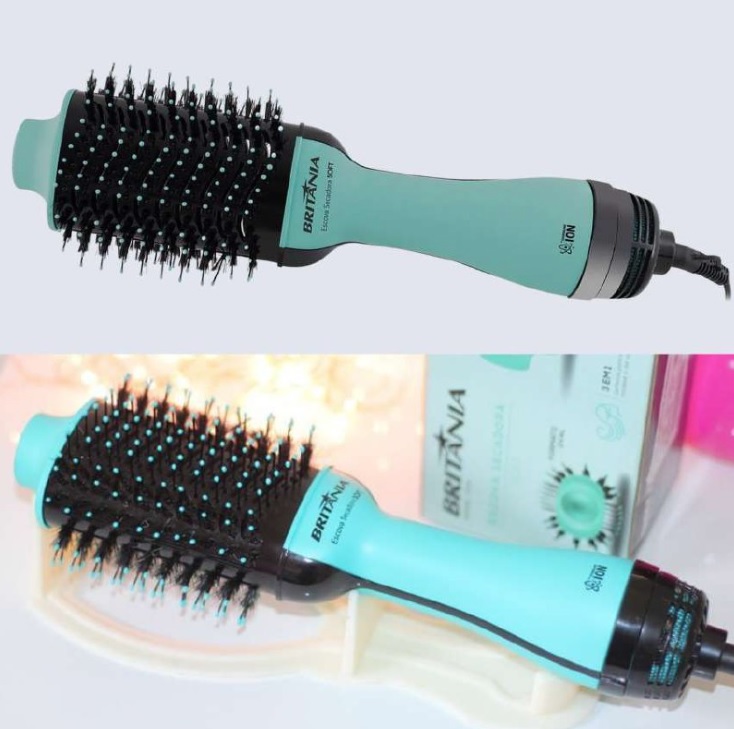 Escova Secadora Britânia Soft BEC05T 3 em 1 1200W – Verde