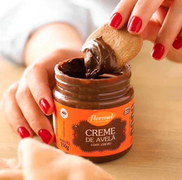 Flormel Creme de Avelã com Cacau Zero 150g