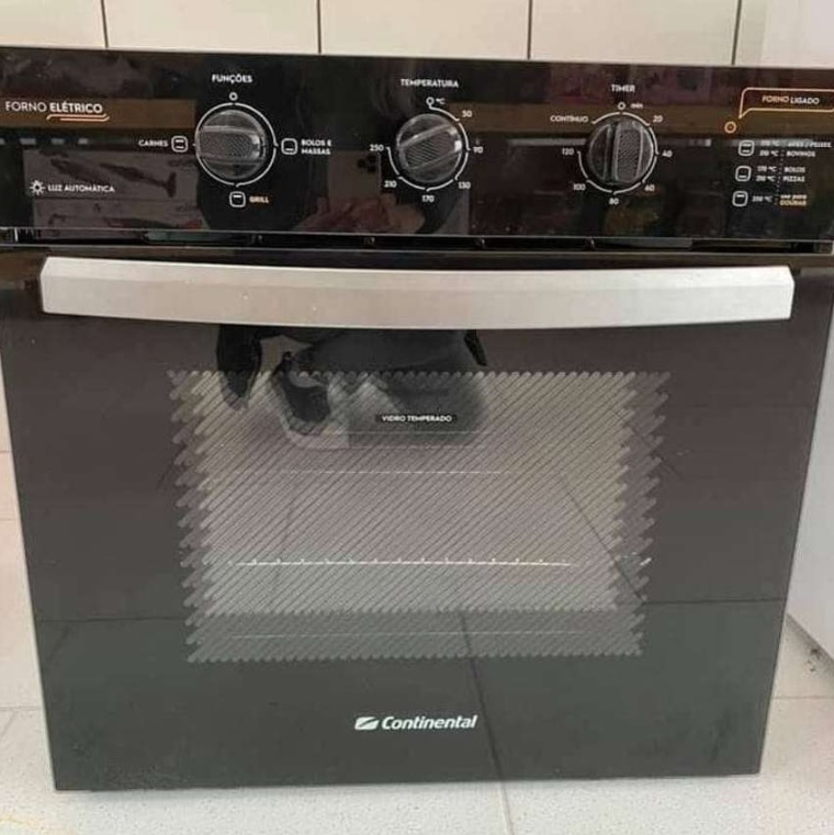 Forno Elétrico de Embutir Continental 50L – Preto OC4EM
