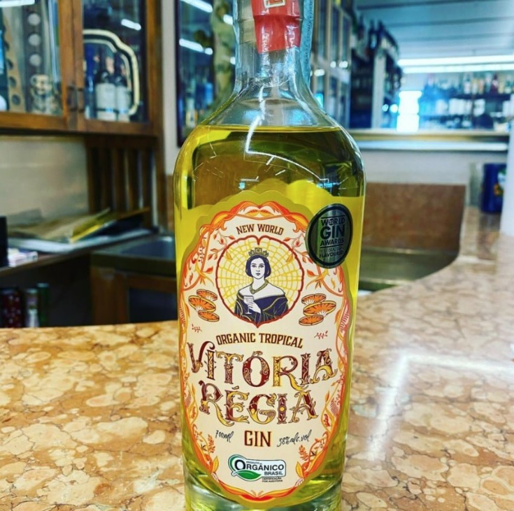 Gin Vitória Régia Organico Orgânico Tropical 750ml