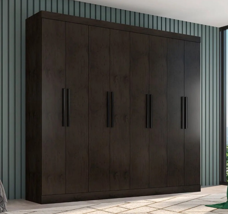 Guarda-roupa 8 Portas 4 Gavetas – Araplac Porto