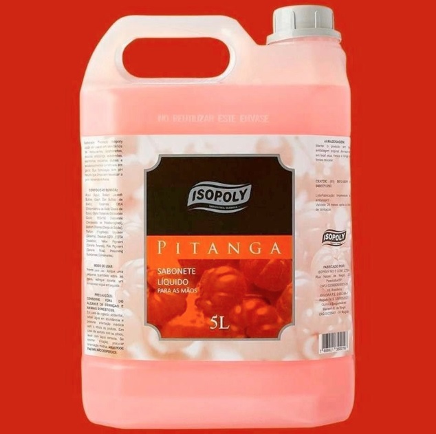 Isopoly Pitanga Sabonete Liquido Para As Mãos 5L