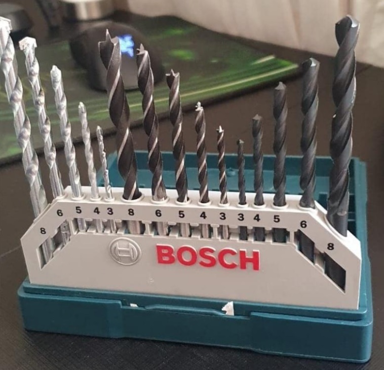 Bosch Jogo Brocas Alvenaria/Metal/Madeira Mini X-Line