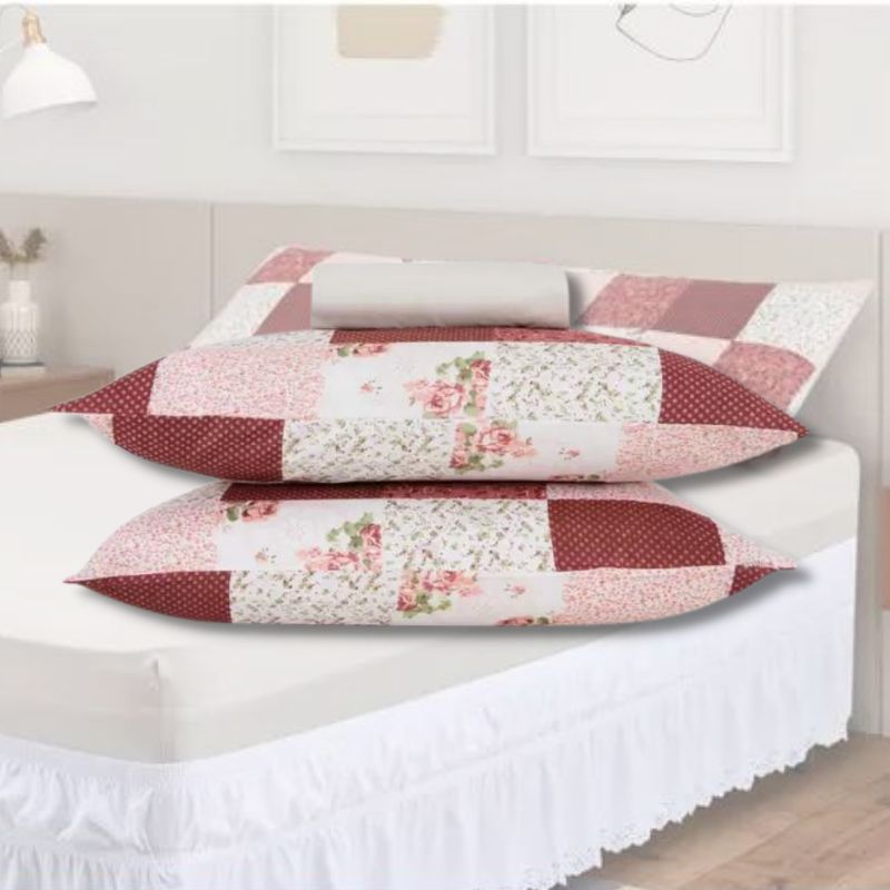 Jogo de Cama Casal La Dotta Microfibra Patchwork