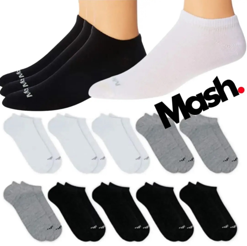 Kit 10 Meia Mash Cano Invisivel 0M0.02 – ST00