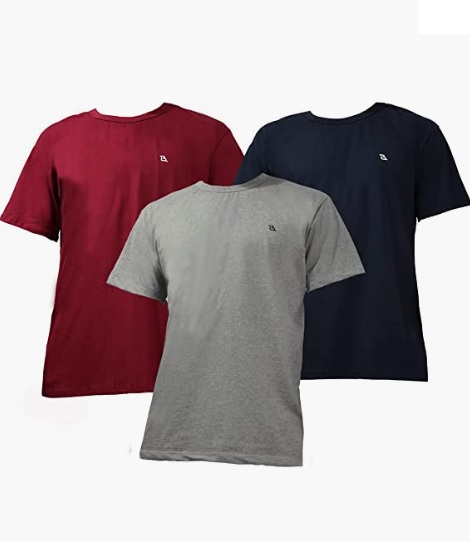 Kit 3 Camisetas Masculinas Básicas