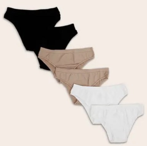 Kit 6 Calcinhas Biquíni Básica Trifil