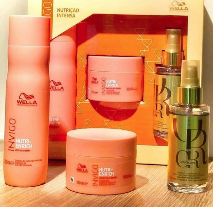 Kit Wella Professionals Invigo Nutri-Enrich Oil Reflections (3 Produtos)