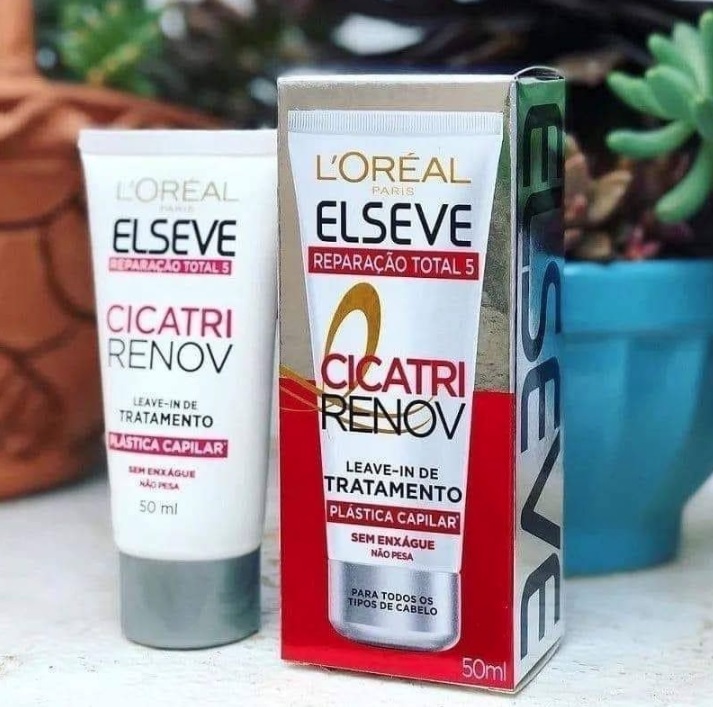 L’Oréal Paris Elsève Creme Tratamento Leave in Cicatri Renov, Branco