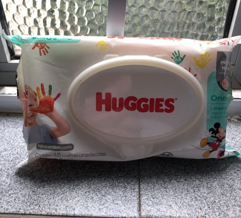 Lenços Umedecidos Huggies One & Done – 48 lenços