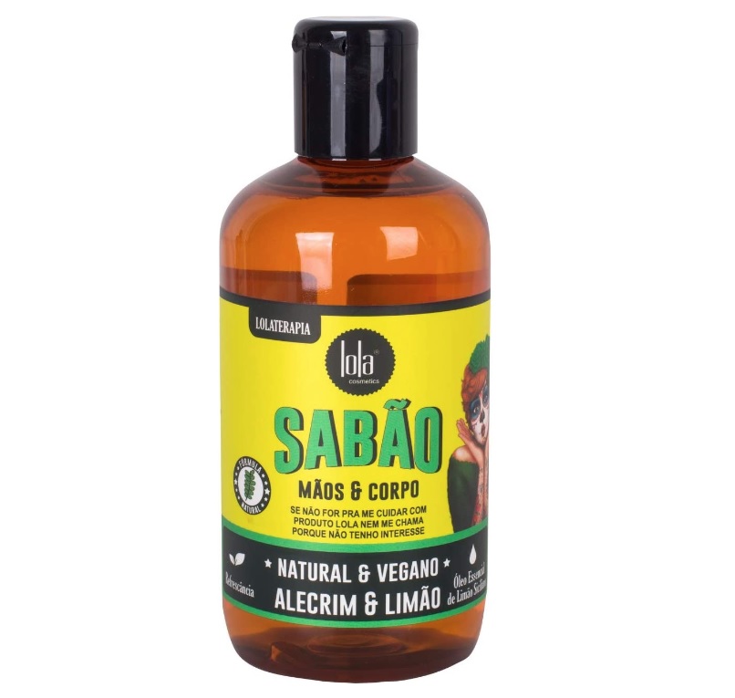 Lola Cosmetics Alecrim & Limão – Sabonete Líquido 250ml