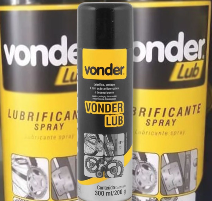 Lubrificante em spray 300 ml/200 g VONDER Vonder