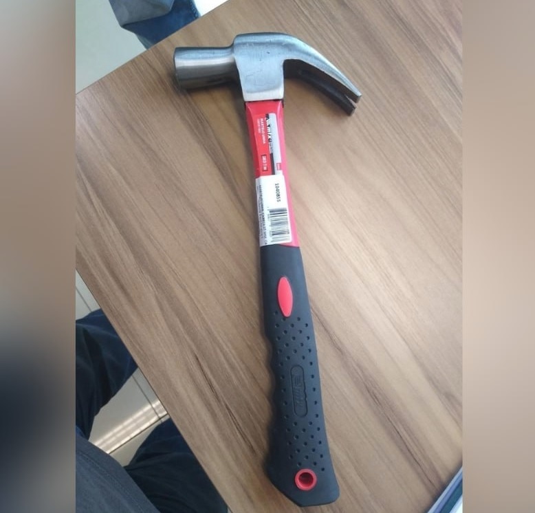 Martelo Unha Cabeça 27 Mm Com Cabo De Fibra Mtx