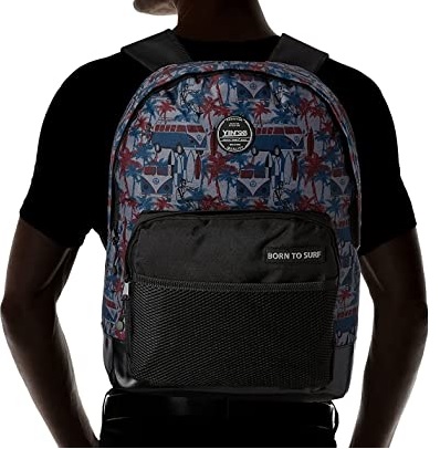 Mochila casual, Poliester, Unissex, Vermelha