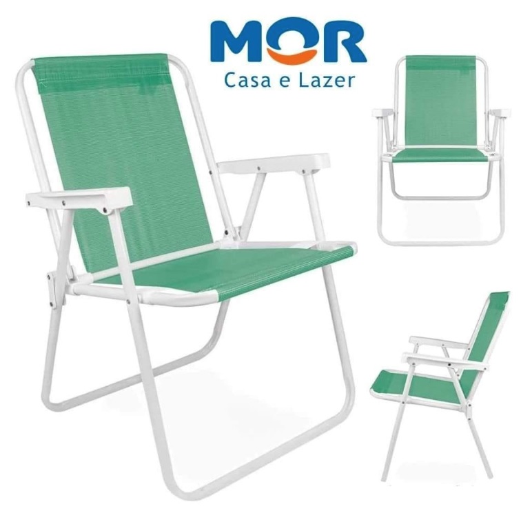 Mor 002287 – Cadeira Alta, Verde (Anis)