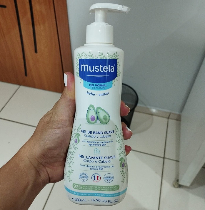 Mustela Gel Lavante Suave com Abacate Orgânico 500ml