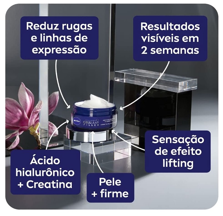 NIVEA Creme Facial Antissinais Noite Cellular 51g