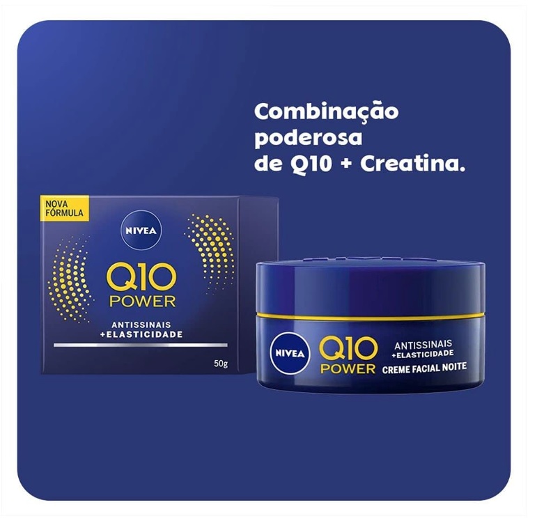 NIVEA Creme Facial Antissinais Noite Q10 Power Plus 50ml