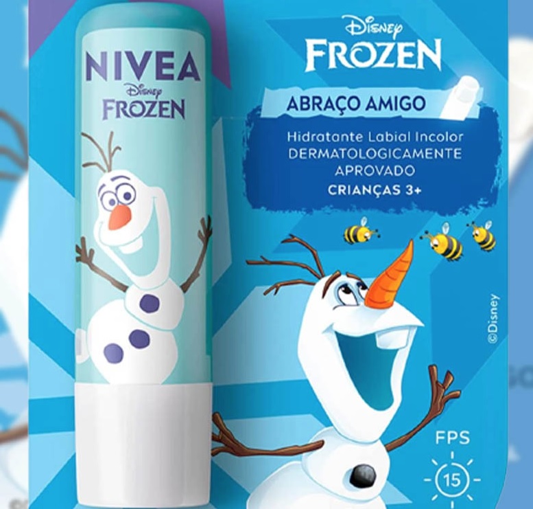 NIVEA Hidratante Labial Incolor – Ed. Limitada Disney Olaf – 4,8g, NIVEA