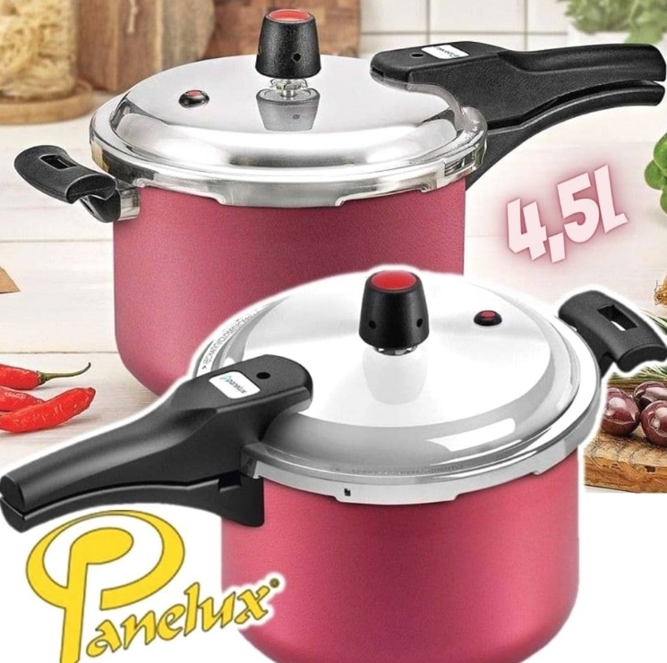 Panela de Pressão 4.5L Fechamento Externo Panelux Cereja