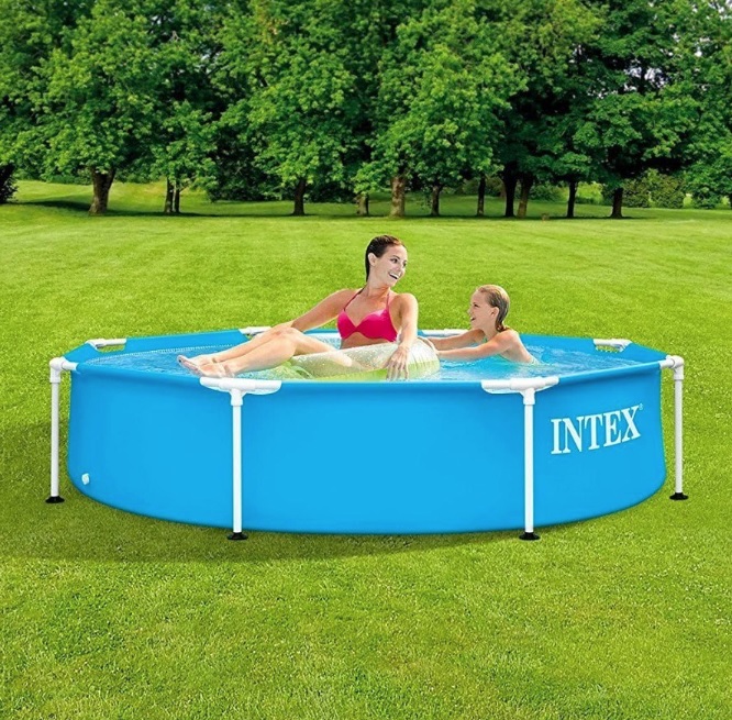 Piscina de Armação Metal Galvanizado 1.828L