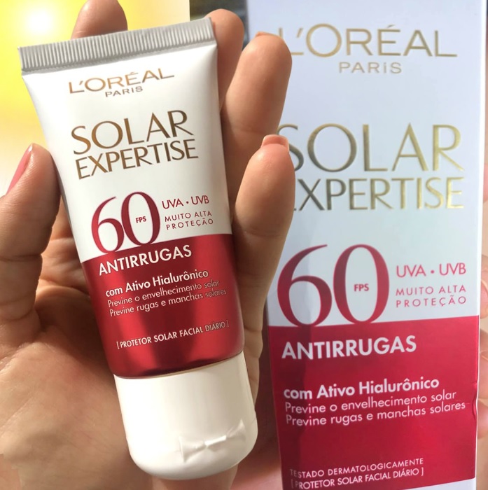 Protetor Solar Facial L’Oréal Paris Solar Expertise Antirrugas Fps 60 40G
