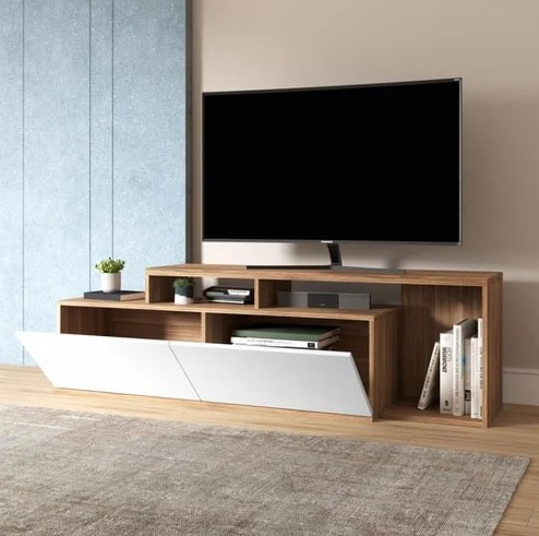 Rack para TVs até 50 Polegadas 2 Porta 3 Nichos Linea Appunto