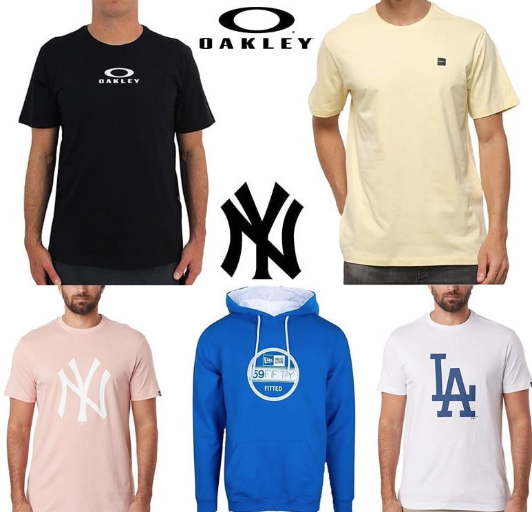 Roupas Oakley e New Era com até 46% OFF