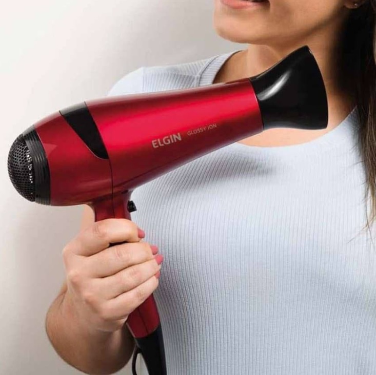 Secador Glossy Ion Motor Dc Profissional – Elgin