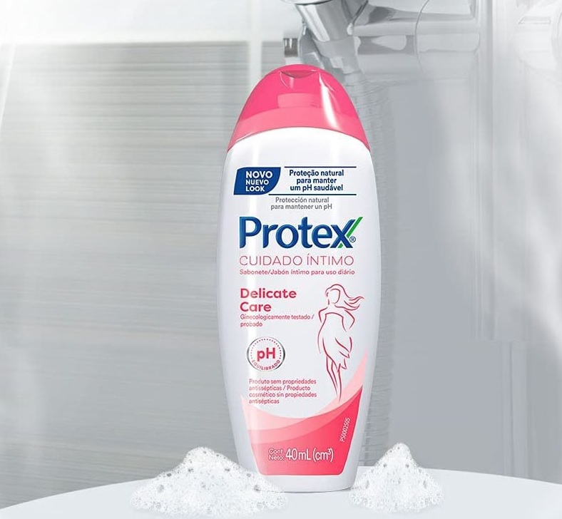 Protex Sabonete Íntimo Líquido Delicate Care 40Ml