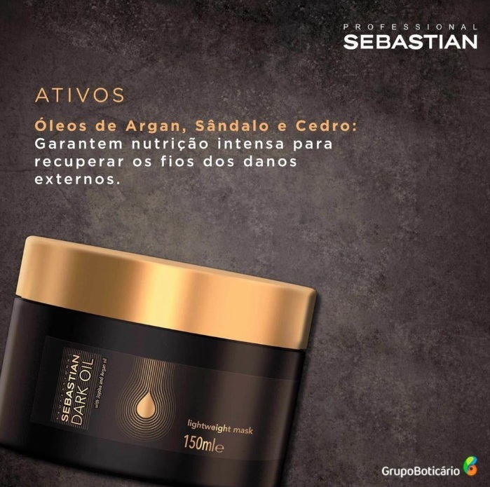 Sebastian Professional Dark Oil – Máscara Capilar 150ml