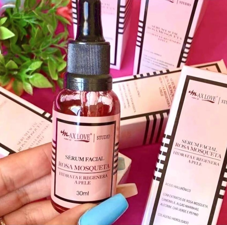 Sérum Facial Rosa Mosqueta Regenera a Pele – Max Love