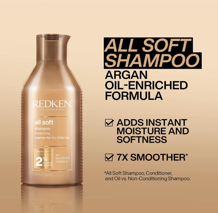 Shampoo All Soft 300Ml, Redken