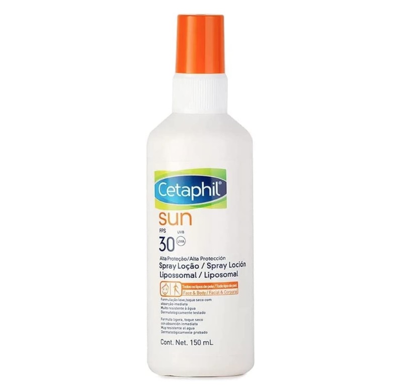 Sun FPS 30 Loção Lipossomal Spray, Cetaphil