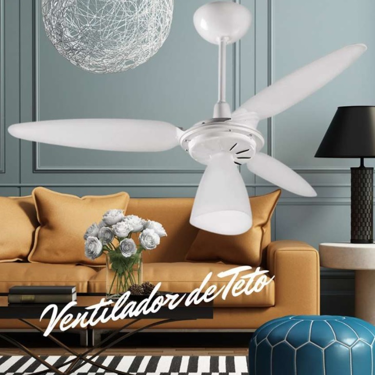 Ventilador de Teto, Wind Light Premium, Branco, 127v, Ventisol