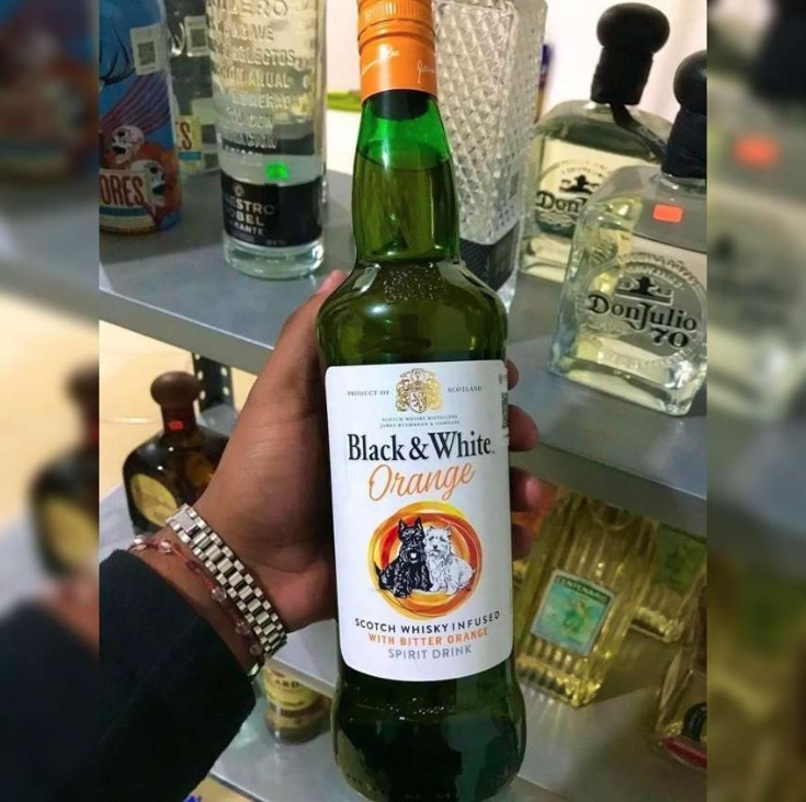 Whisky Black & White Orange 700ml