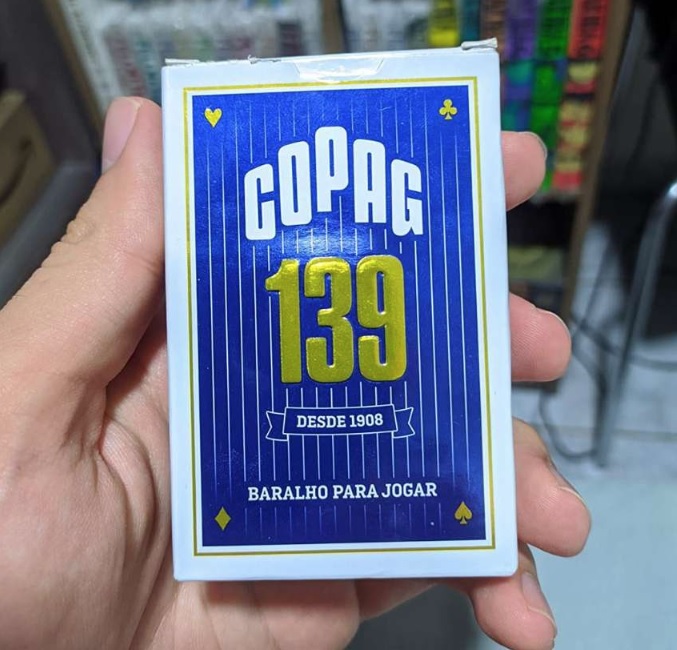 Baralho 139 Naipe Grande – Azul – Cartucho Unitário – Copag