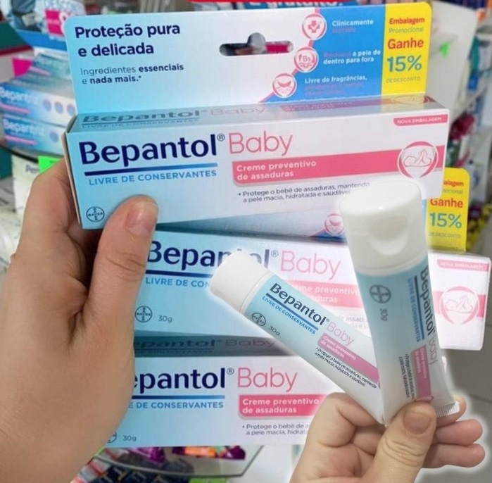 Bepantol Baby Creme Preventivo de Assaduras Para Bebês 30G, Bepantol Baby, 30G