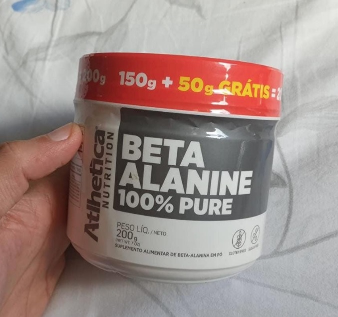 Beta-Alanine 100% Pure 200 g (150g + 50g GRATIS), Atlhetica Nutrition