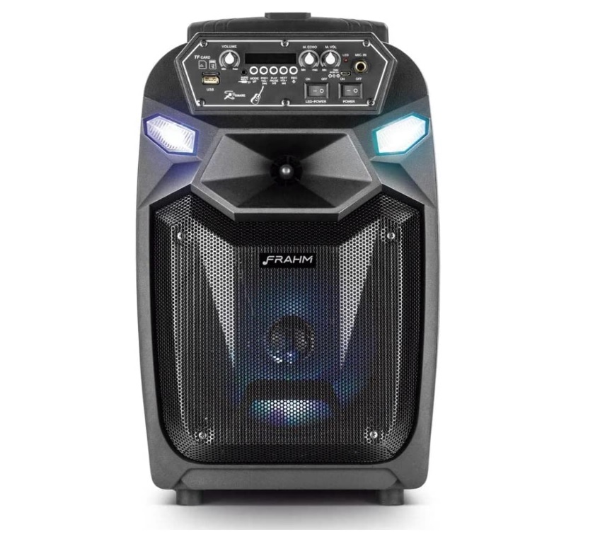 CAIXA DE SOM AMPLIFICADA MULTIUSO 12″‘ 350W TWS BLUETOOTH/USB/FM/SD COM BATERIA INTERNA CM 350 31719 – FRAHM