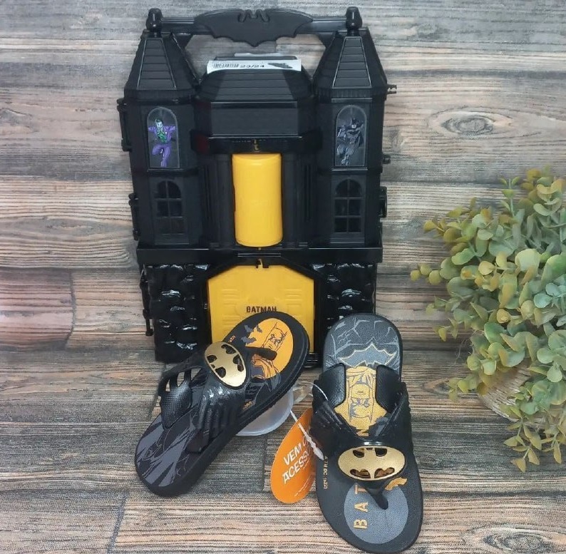 Chinelo BATCAVERNA CHINELO PROMO, Grendene Kids, meninos