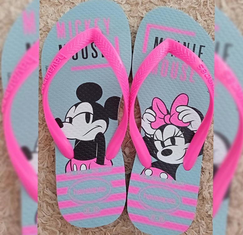 Chinelo Sandalias Havaianas Slim Disney, Havaianas, meninas