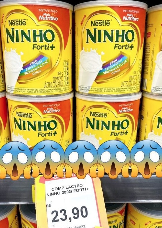 Composto Lácteo, Nestlé, Ninho, Forti+, Lata, 380 g