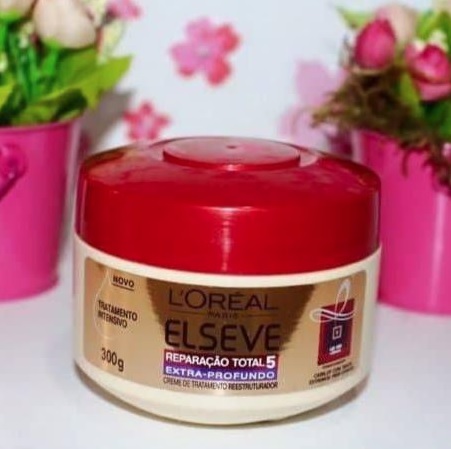 Creme de Tratamento Reparação Total 5 Extra Profundo Elseve L’Oréal Paris 300 ml, L’Oréal Paris