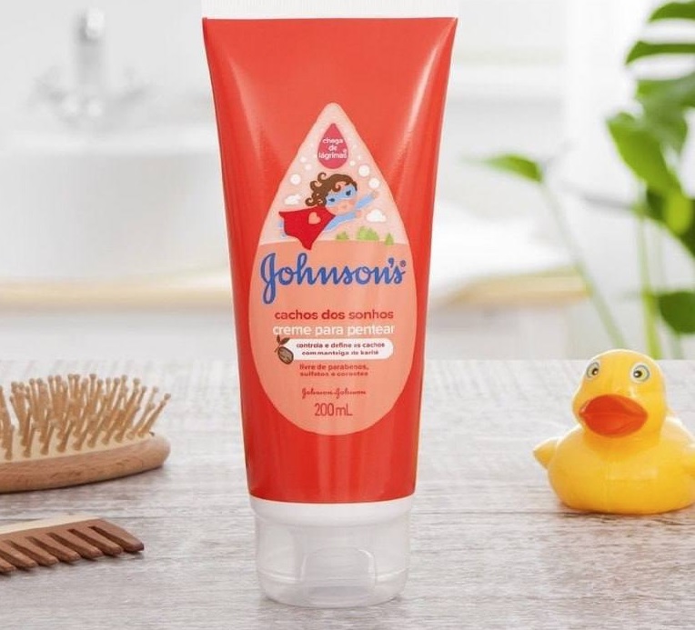 Creme para Pentear Infantil Johnson’s Baby Cachos dos Sonhos 200ml