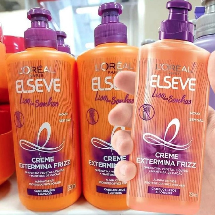 Creme para Pentear L’Oréal Paris Elseve Liso dos Sonhos, 250ml