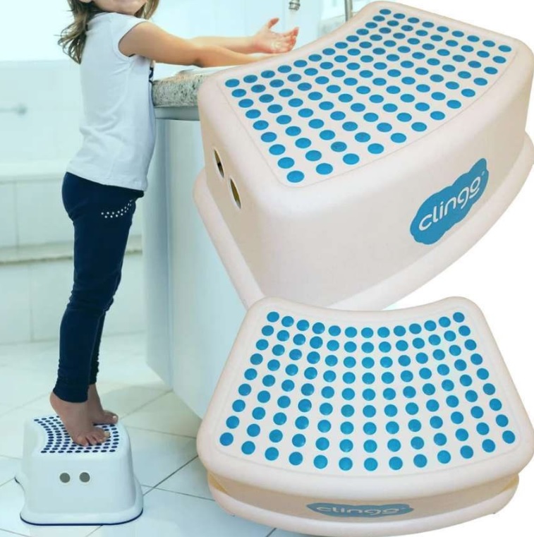 Degrau Infantil Step Dos Azul, Clingo, Azul