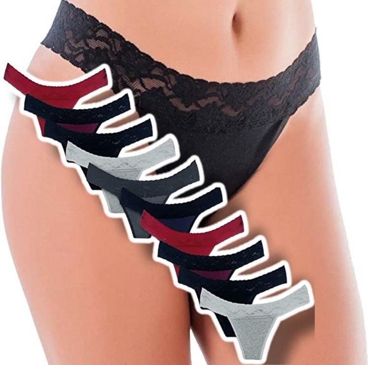 Kit 10 Tangas Para Malhar Algodão Fitness