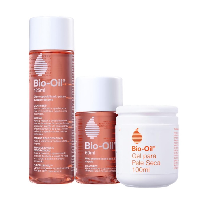 Kit Bio-Oil Óleo Restaurador & Gel Hidratante (3 produtos)